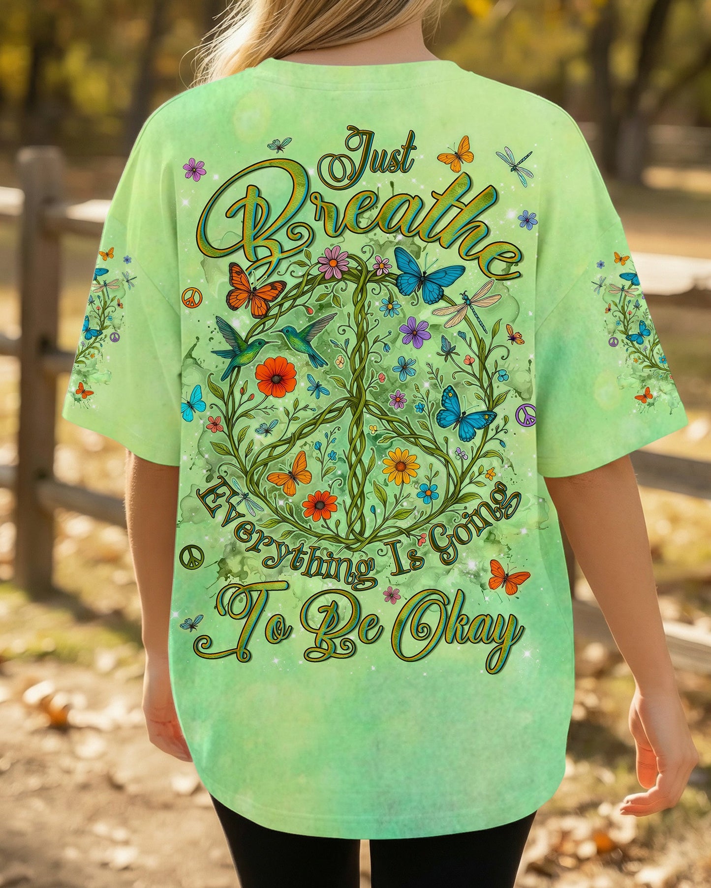 JUST BREATHE PEACE ALL OVER PRINT - TYLN1004263