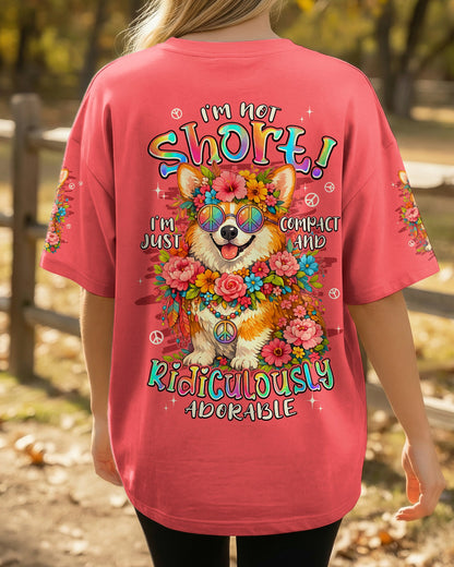 I'M NOT SHORT CORGI DOG ALL OVER PRINT - TYPQ1805262