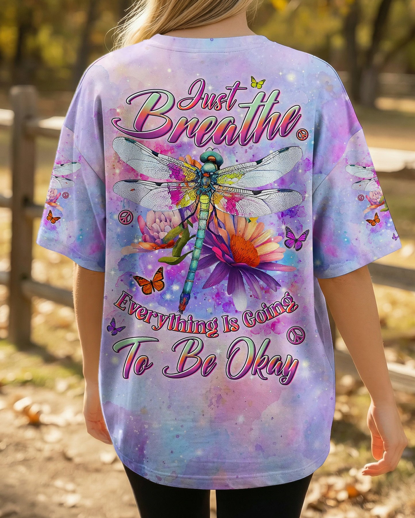 JUST BREATHE DRAGONFLY ALL OVER PRINT - TYLN0904251