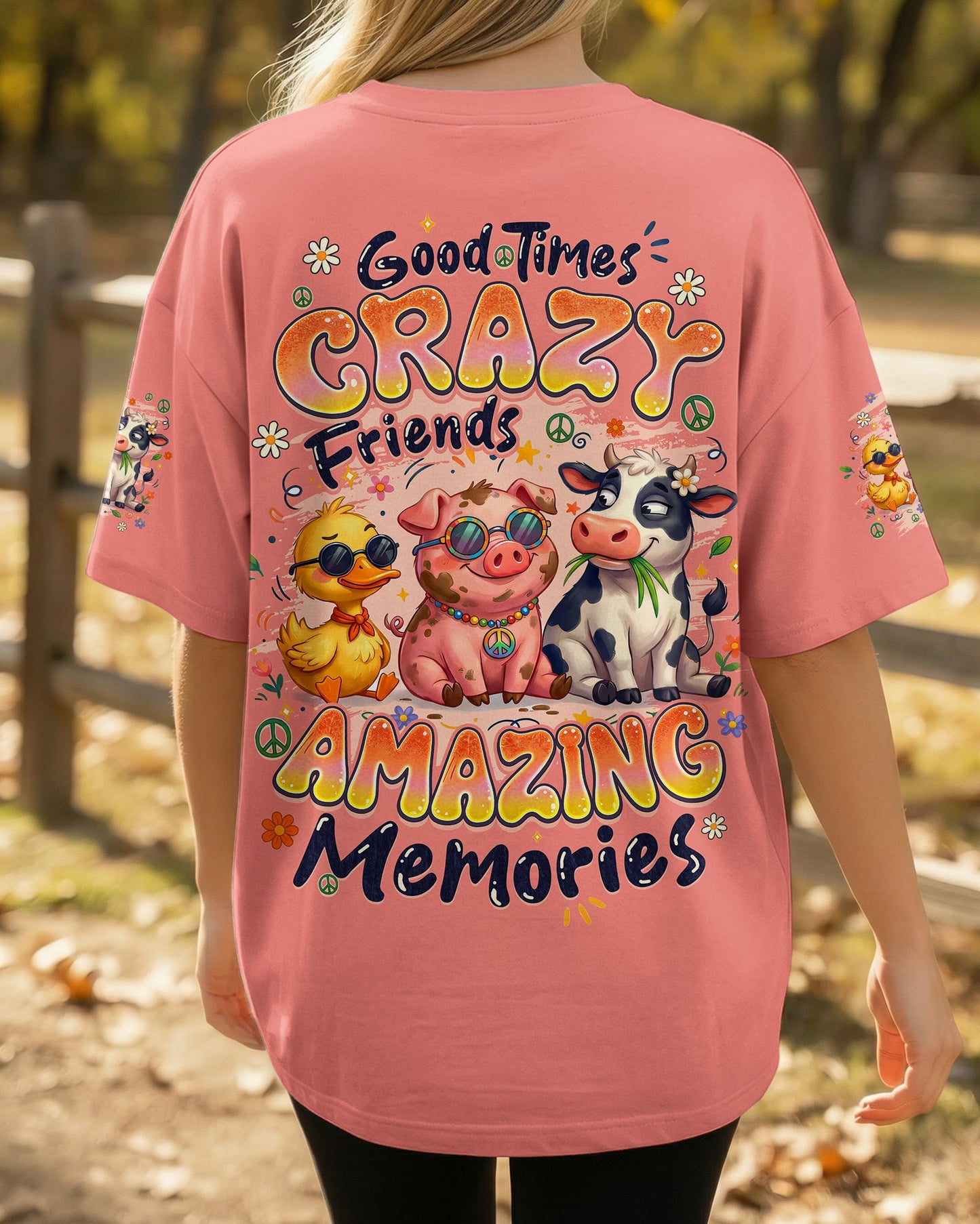 GOOD TIMES CRAZY FRIENDS AMAZING MEMORIES ALL OVER PRINT - TYQY1404262