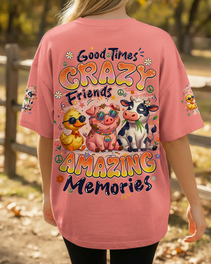 GOOD TIMES CRAZY FRIENDS AMAZING MEMORIES ALL OVER PRINT - TYQY1404262