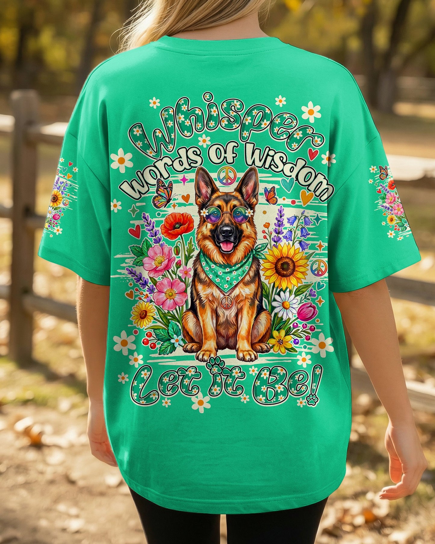 WHISPER WORDS OF WISDOM LET IT BE GERMAN SHEPHERD DOG ALL OVER PRINT - TY0805262