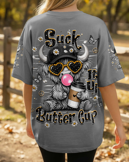 SUCK IT UP BUTTERCUP COW ALL OVER PRINT  - TLHN2505263