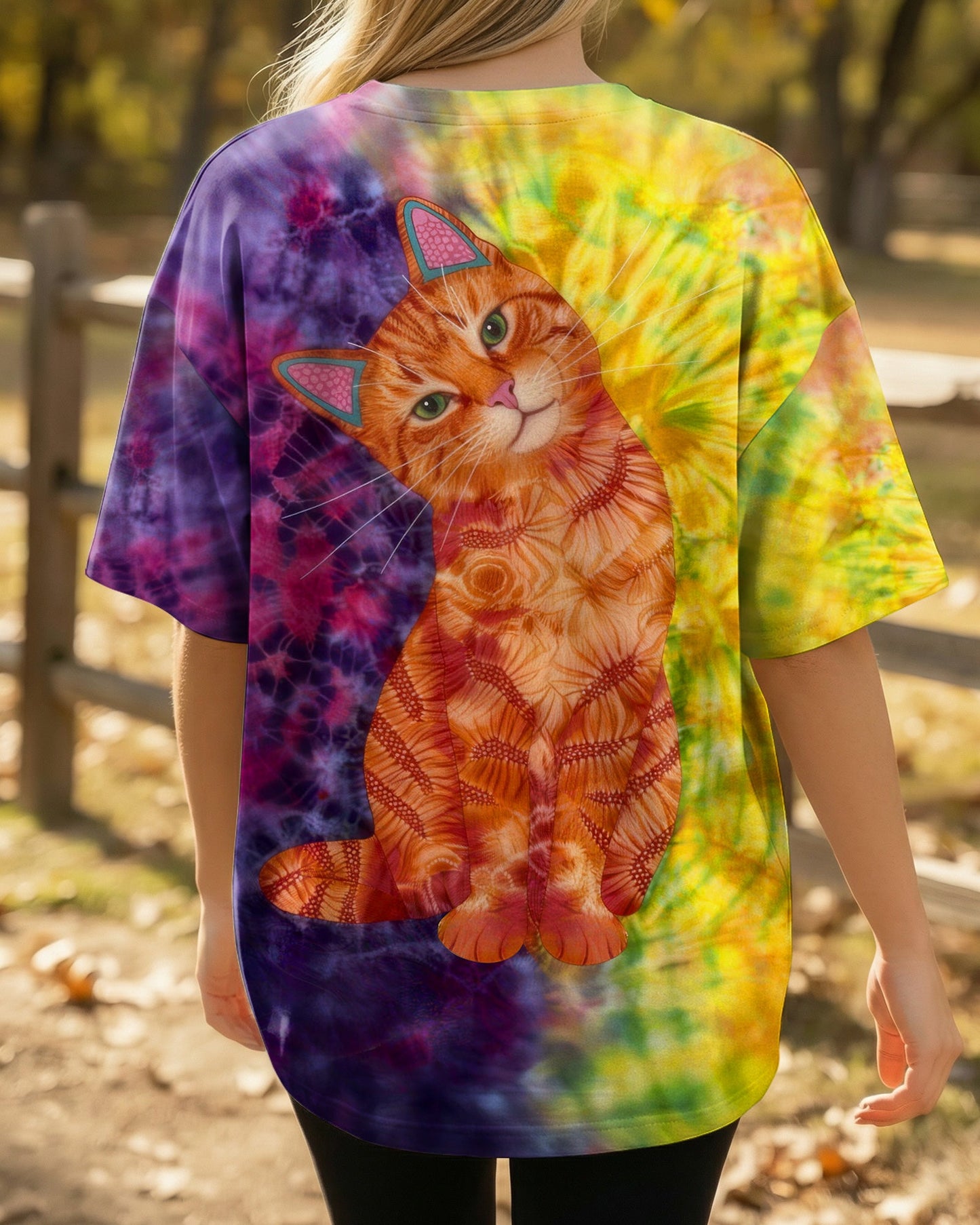 GROOVY CUTE CAT ALL OVER PRINT - TLHG2104261