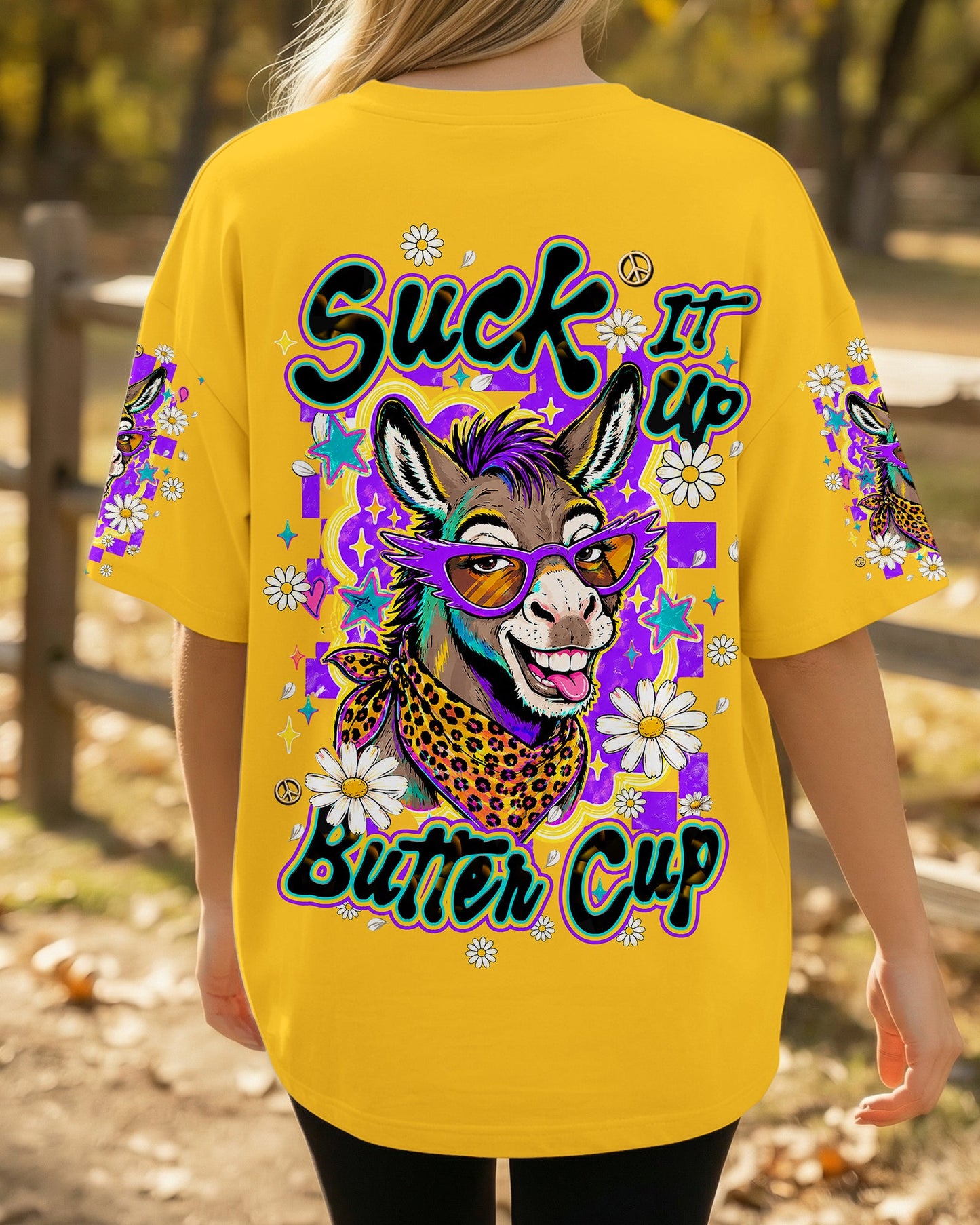 SUCK IT UP BUTTERCUP DONKEY ALL OVER PRINT  - TLHN1506262