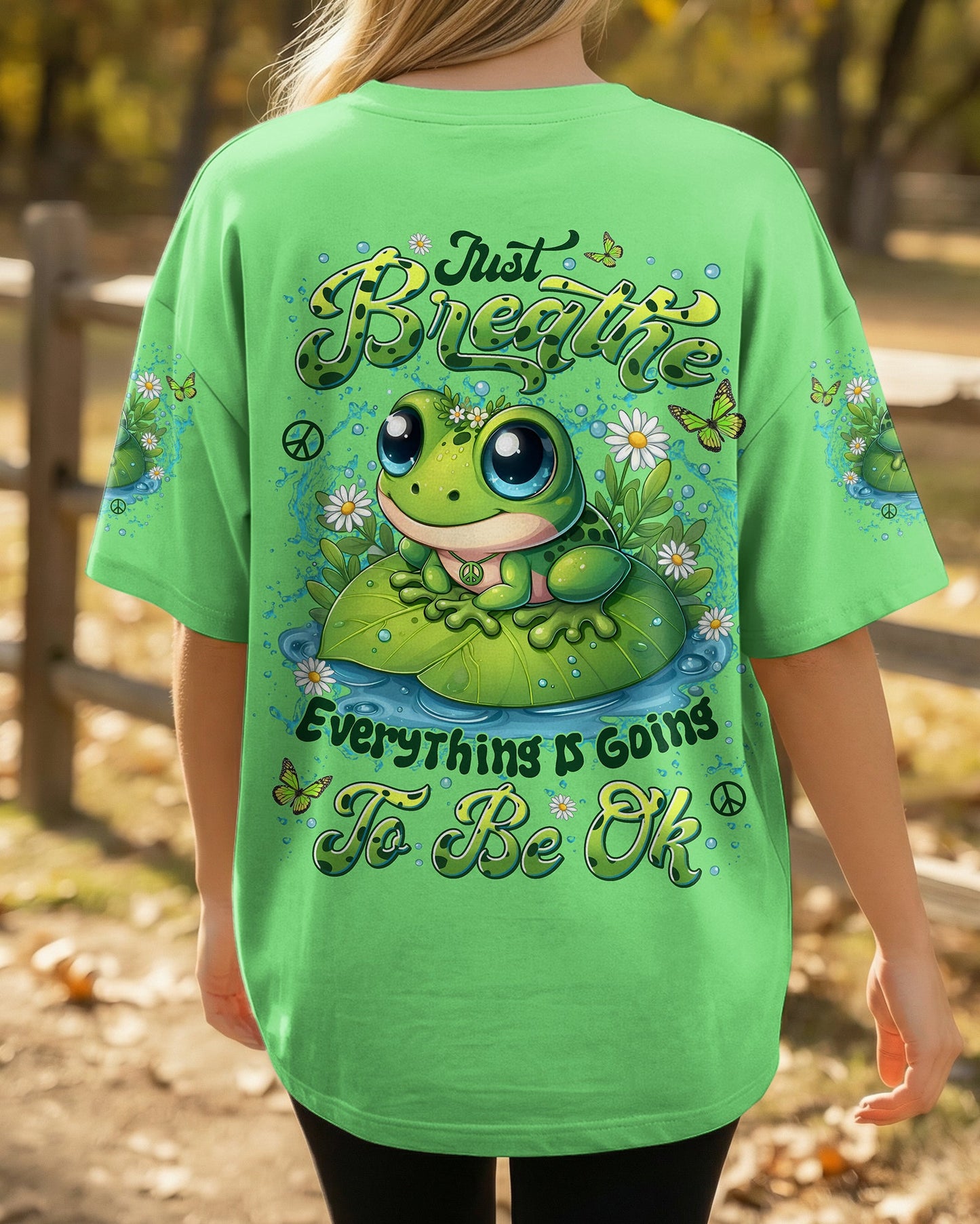 JUST BREATHE FROG ALL OVER PRINT - TYLN2705262