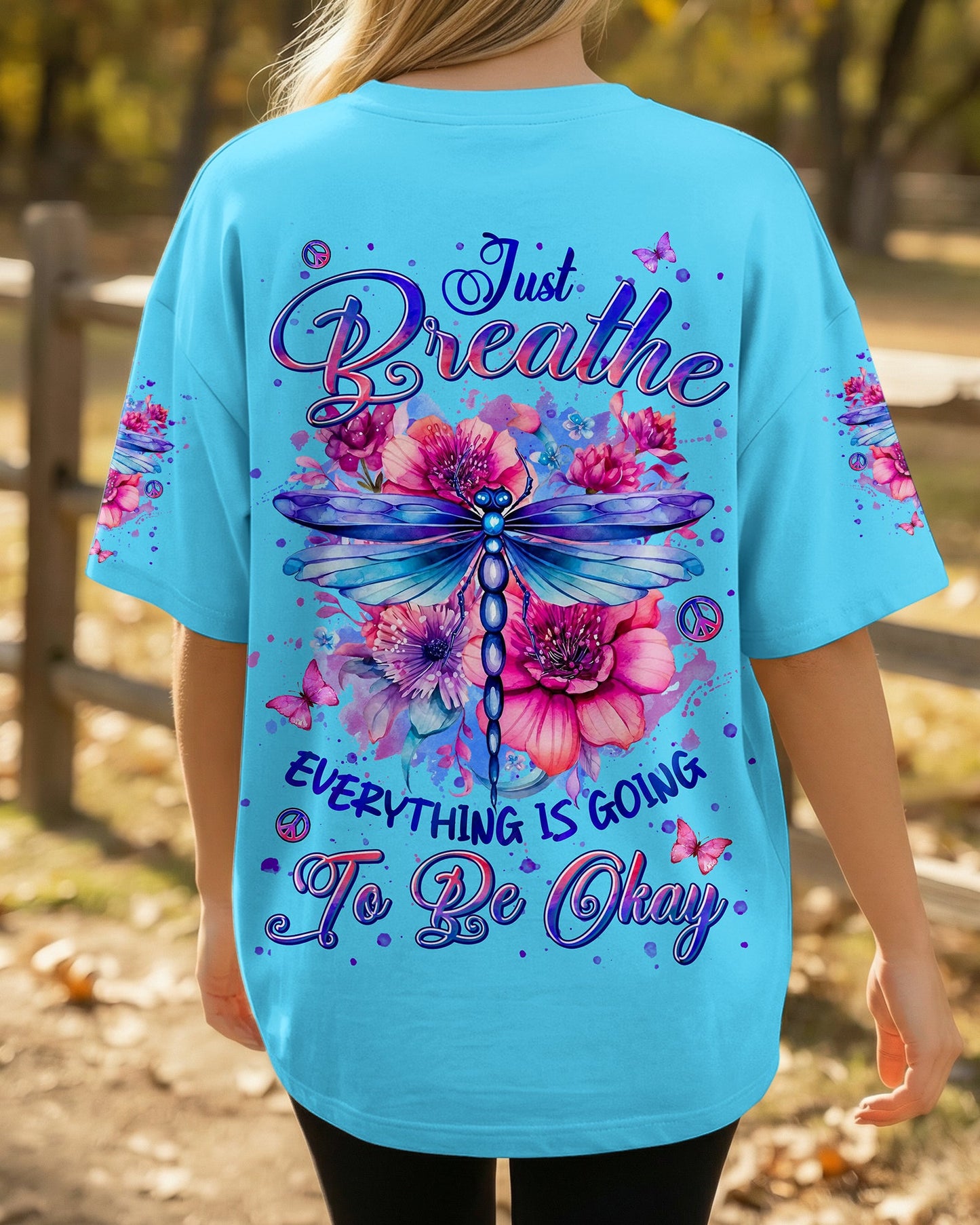 JUST BREATHE DRAGONFLY ALL OVER PRINT - TYLN0306263