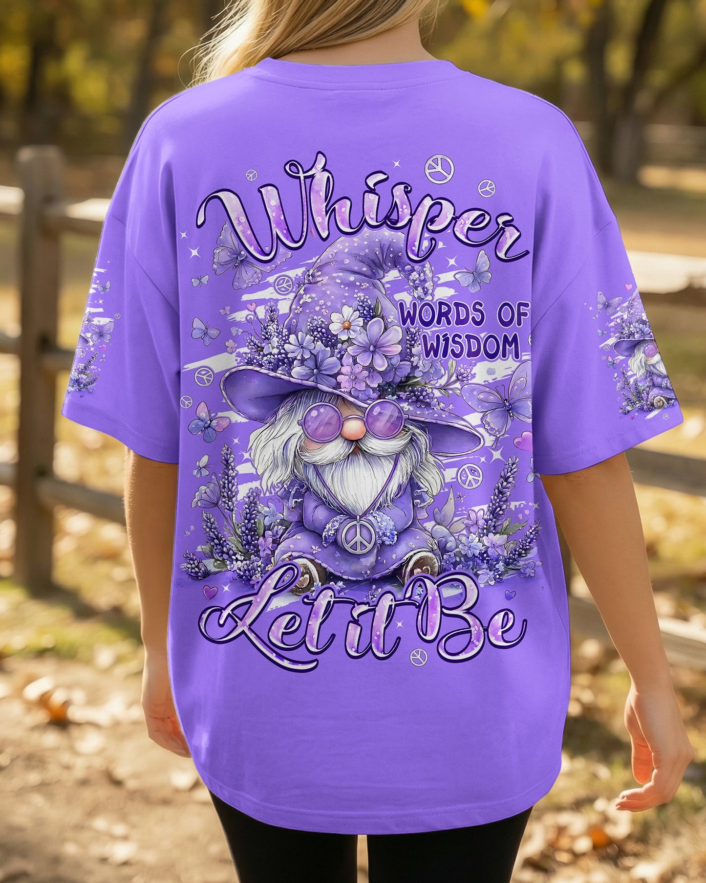 WHISPER WORDS OF WISDOM LET IT BE GNOME ALL OVER PRINT - TYPQ2406263