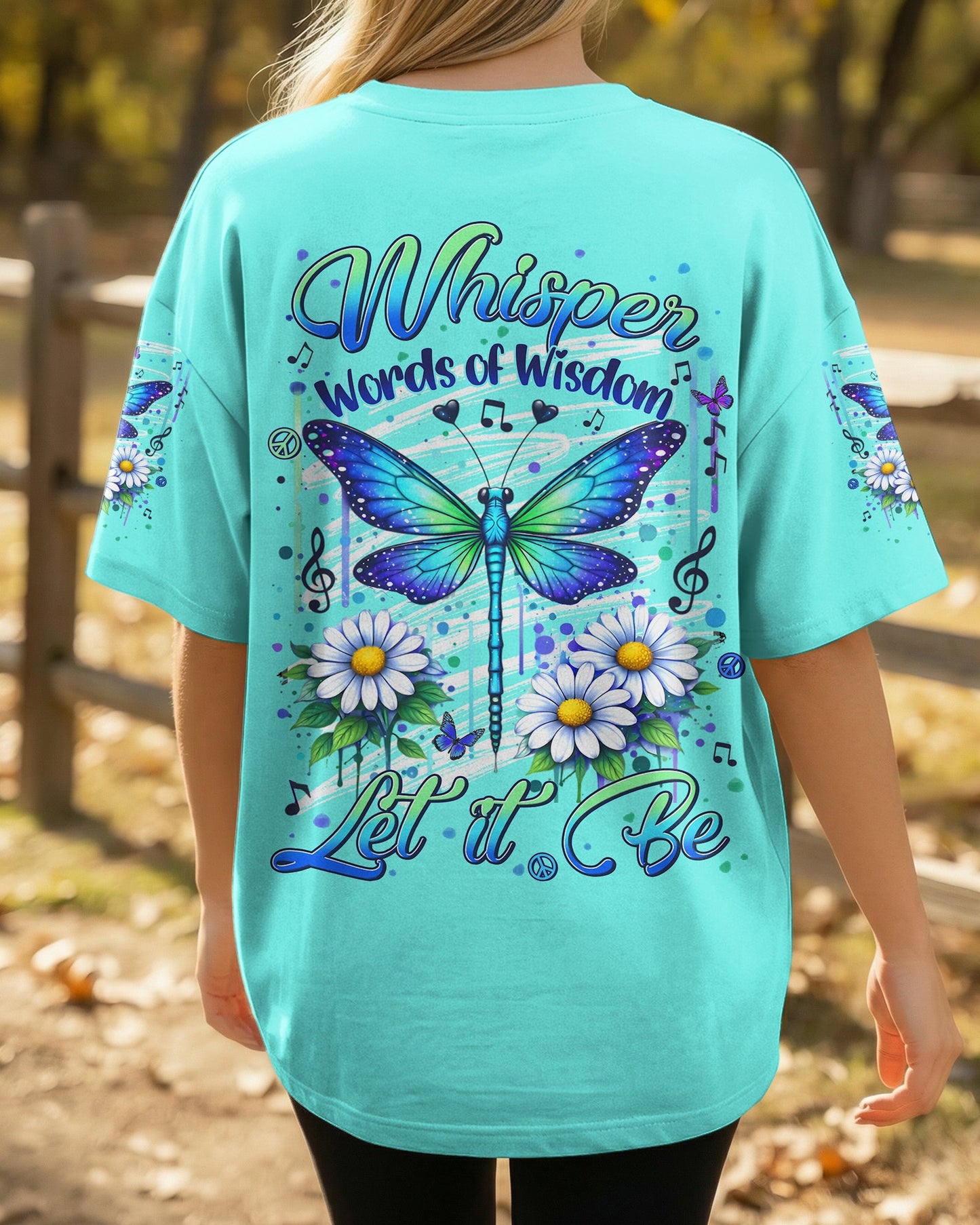 WHISPER WORDS OF WISDOM LET IT BE DRAGONFLY ALL OVER PRINT - TYLN0906263