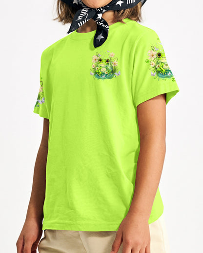 BE YOU THE WORLD WILL ADJUST FROG KIDS ALL OVER PRINT - TLTW1512234
