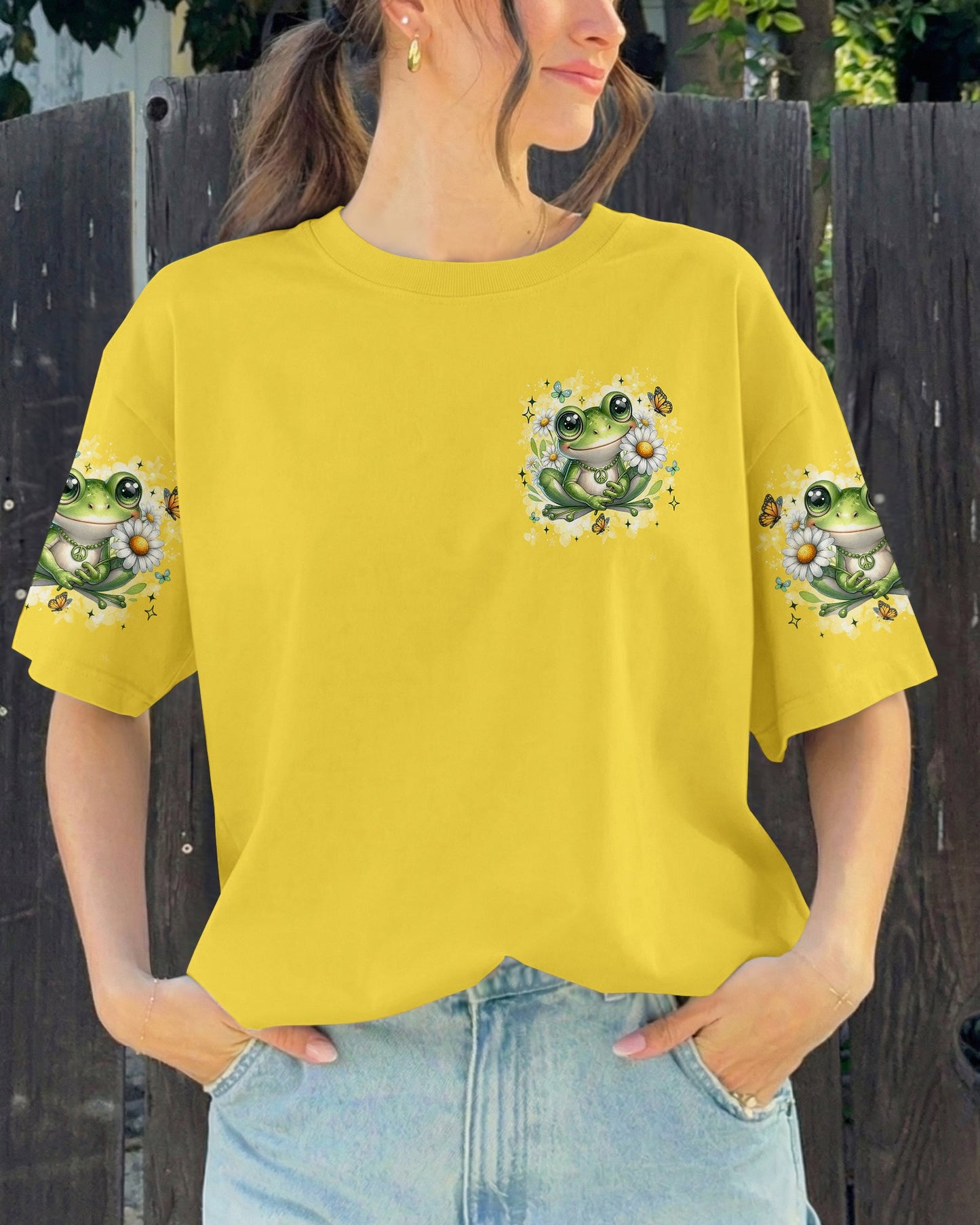 BE HUMBLE BE KIND FROG ALL OVER PRINT - TYLN0107261