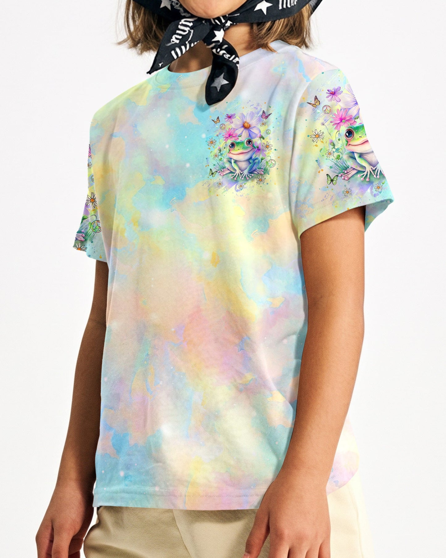 BE YOU THE WORLD WILL ADJUST FROG KIDS ALL OVER PRINT - YHKD1812233
