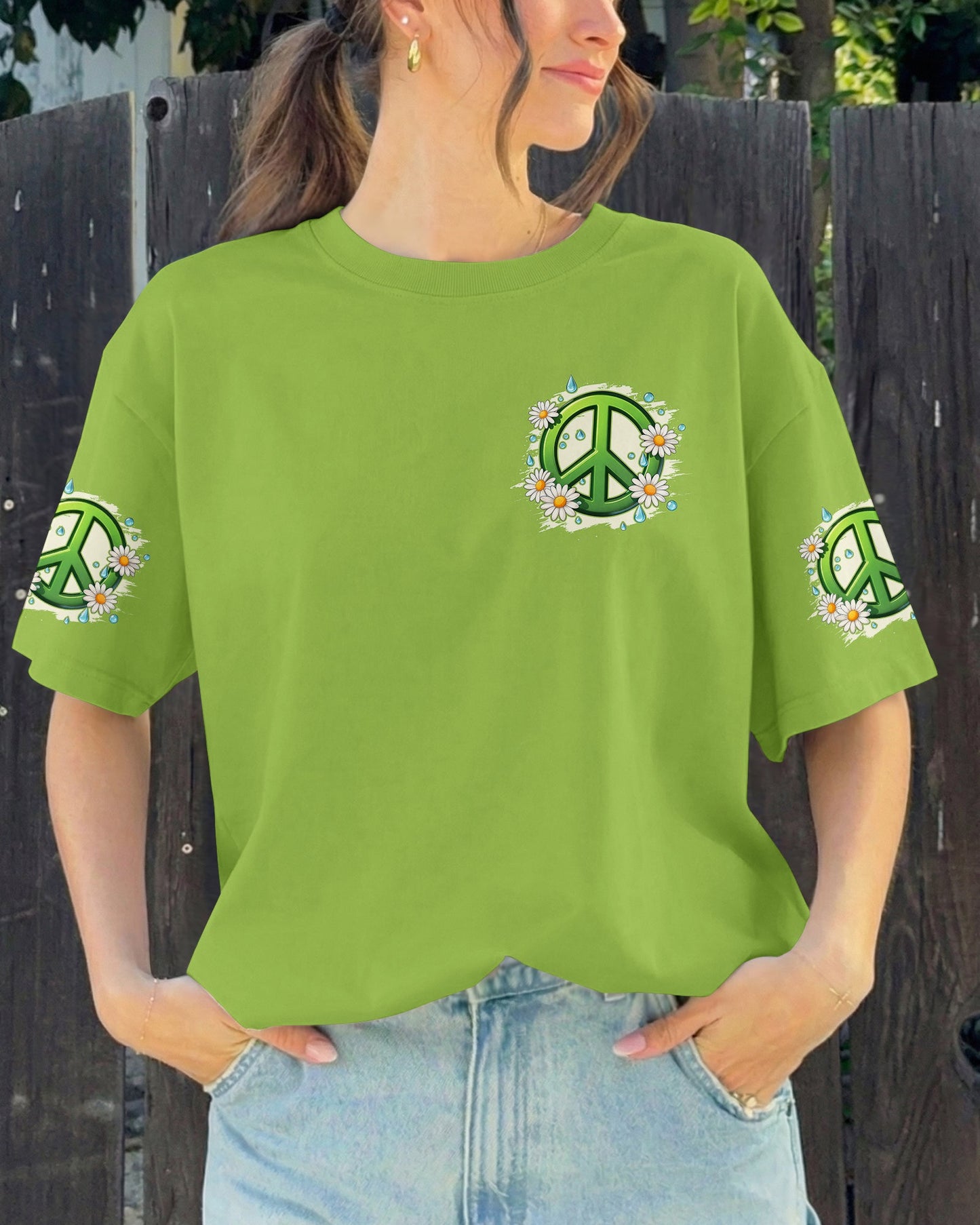 BE YOU THE WORLD WILL ADJUST FROG ALL OVER PRINT - TYQY2605262