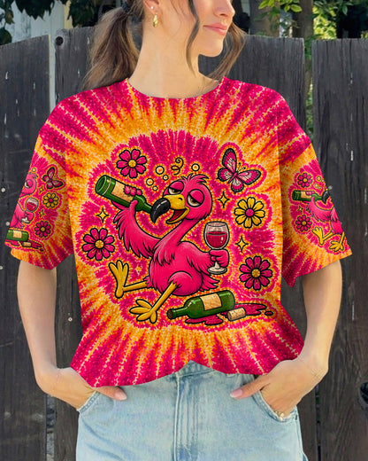 I'M NEVER DRINKING AGAIN FLAMINGO ALL OVER PRINT   - TLHN2804262