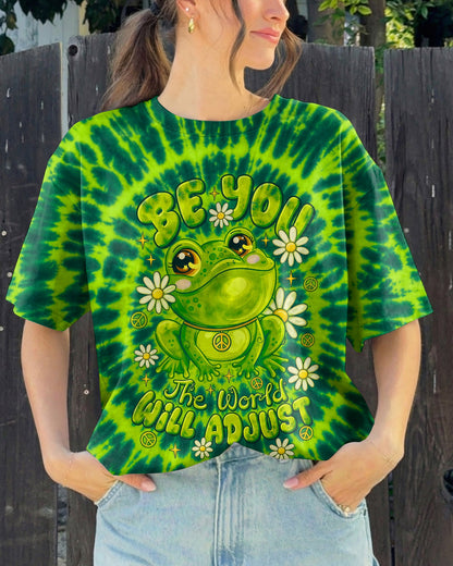 BE YOU HIPPIE FROG ALL OVER PRINT - RI0107262
