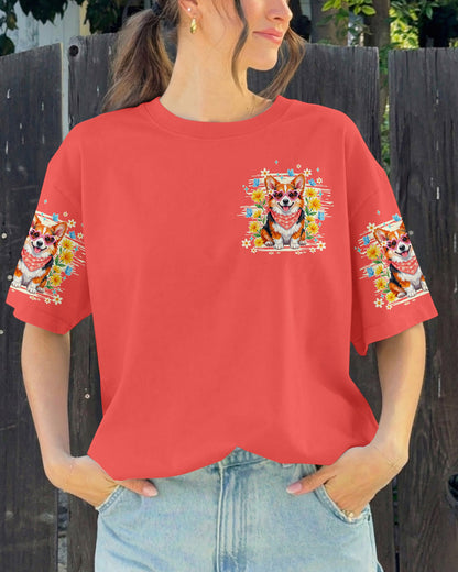 WHISPER WORDS OF WISDOM LET IT BE CORGI ALL OVER PRINT - TY0904262