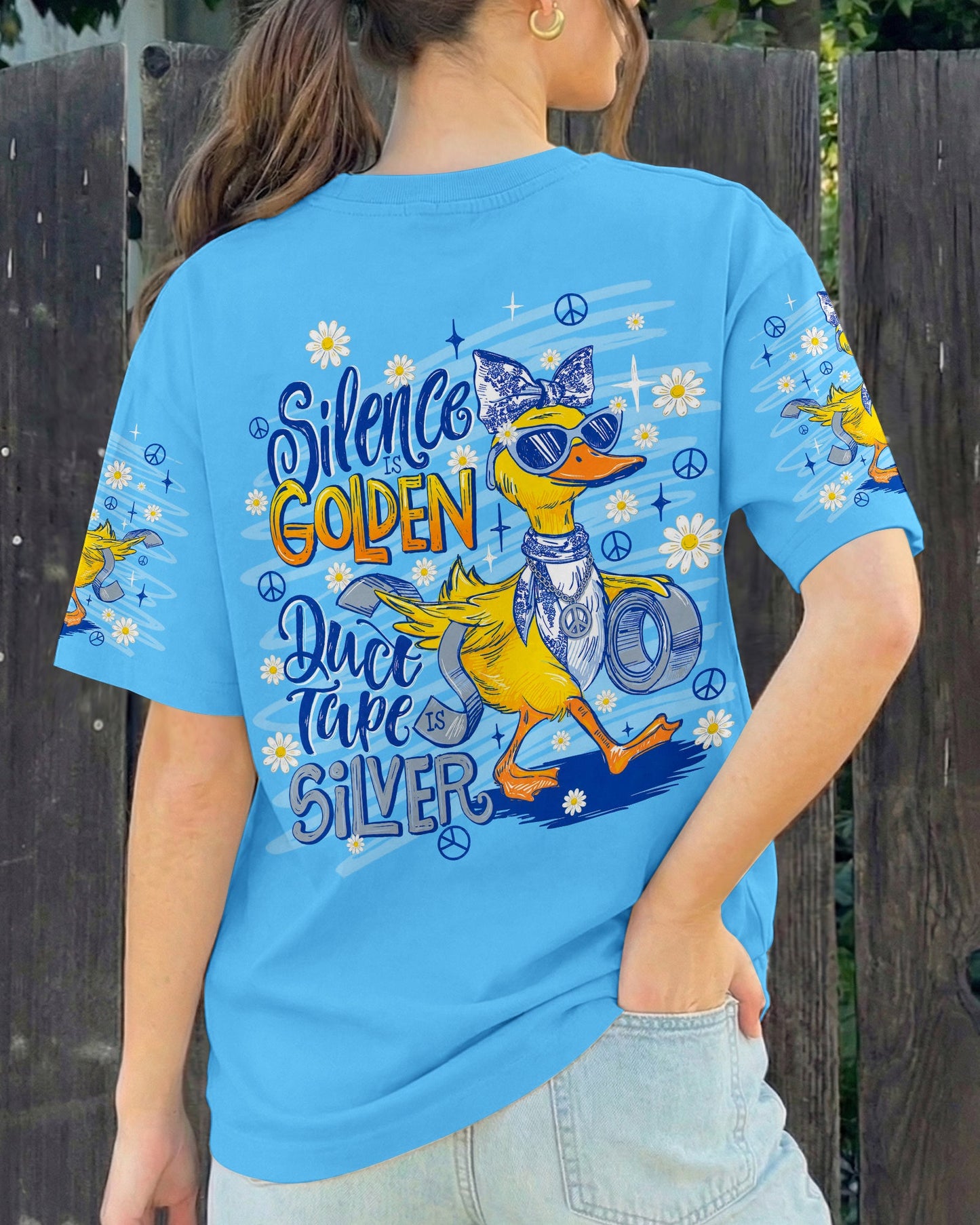 SILENCE IS GOLDEN DUCK ALL OVER PRINT - TLNT0806264