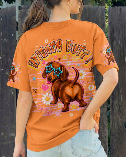 GUESS WHAT DACHSHUND DOG FUNNY ALL OVER PRINT - TLHG2505261