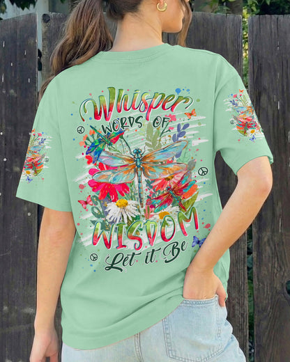 WHISPER WORDS OF WISDOM LET IT BE DRAGONFLY ALL OVER PRINT - TYLN0306262