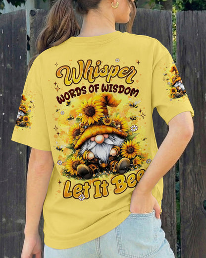 WHISPER WORDS OF WISDOM LET IT BEE GNOME ALL OVER PRINT - TYLN2206262