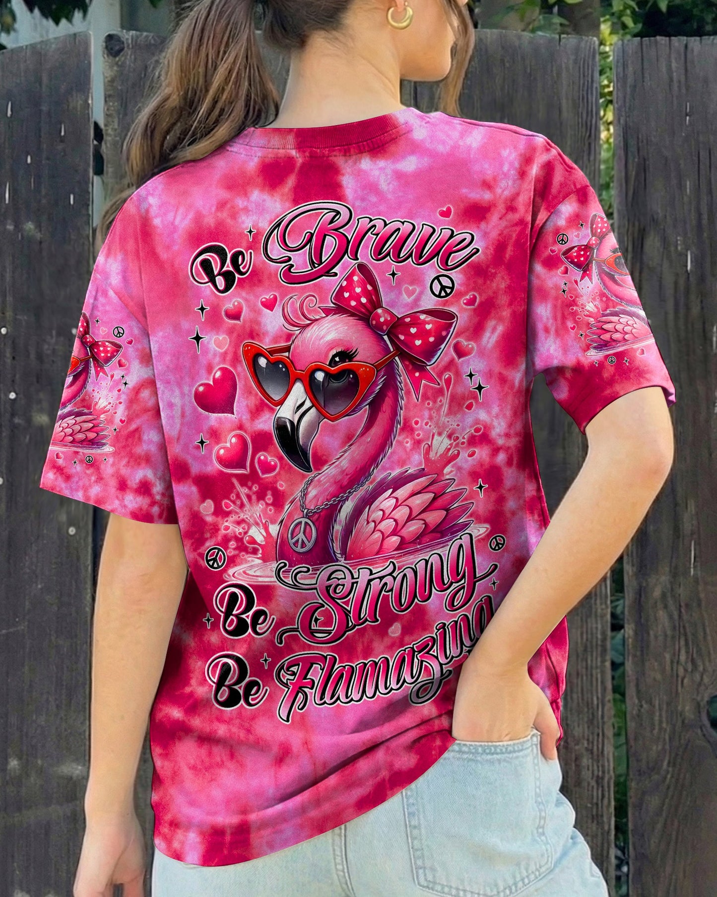 BE FLAMAZING PINK ALL OVER PRINT - TYLN0405261