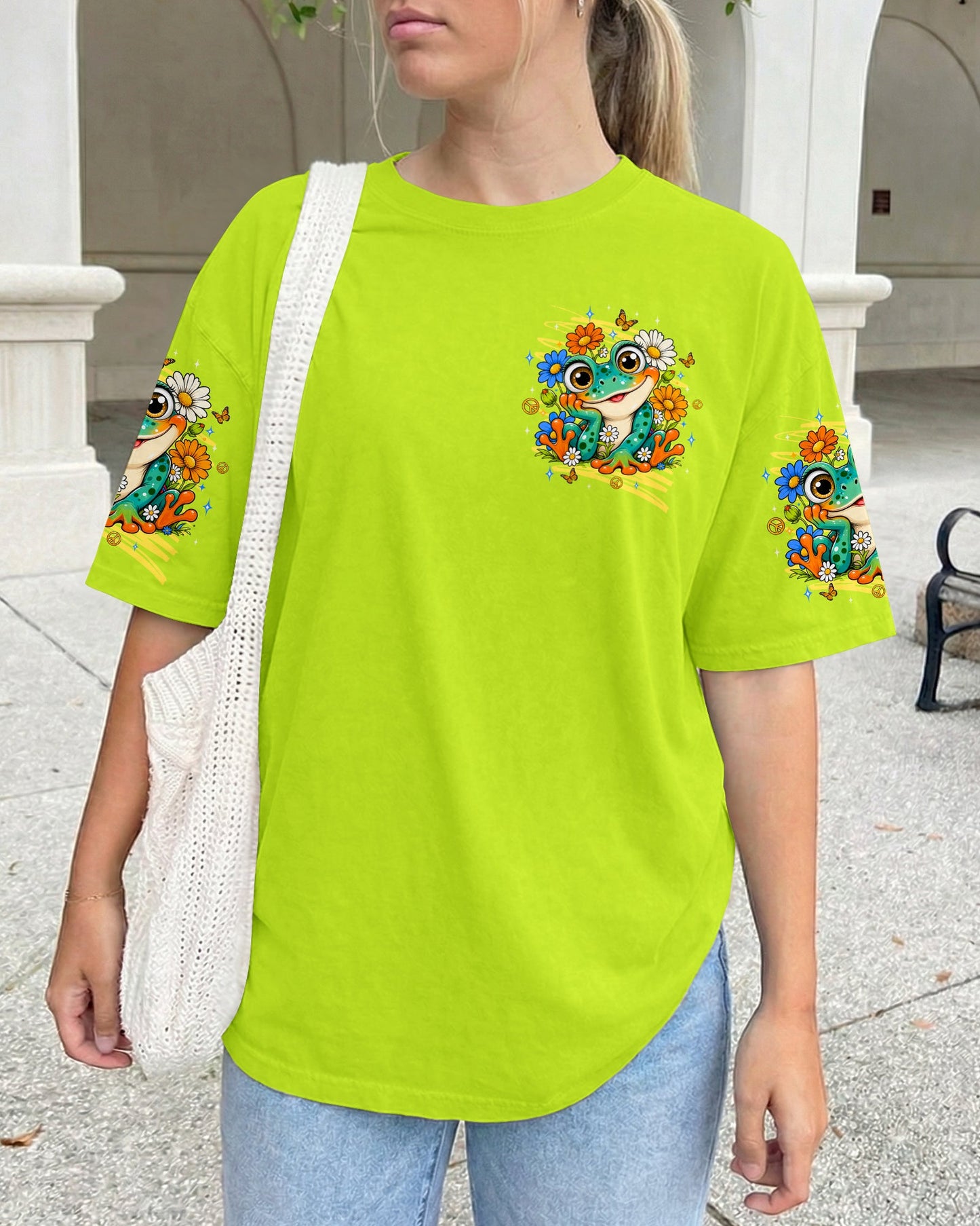 JUST BREATHE FROG ALL OVER PRINT - TLTW1906264