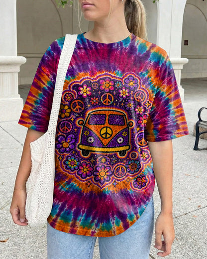 RUNNING AGAINST THE WIND BUS SWIRL ALL OVER PRINT   - TLTW2404263