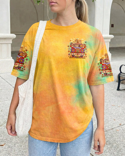 PEACE LOVE AND MEOW CATS ALL OVER PRINT - TLNO1307261
