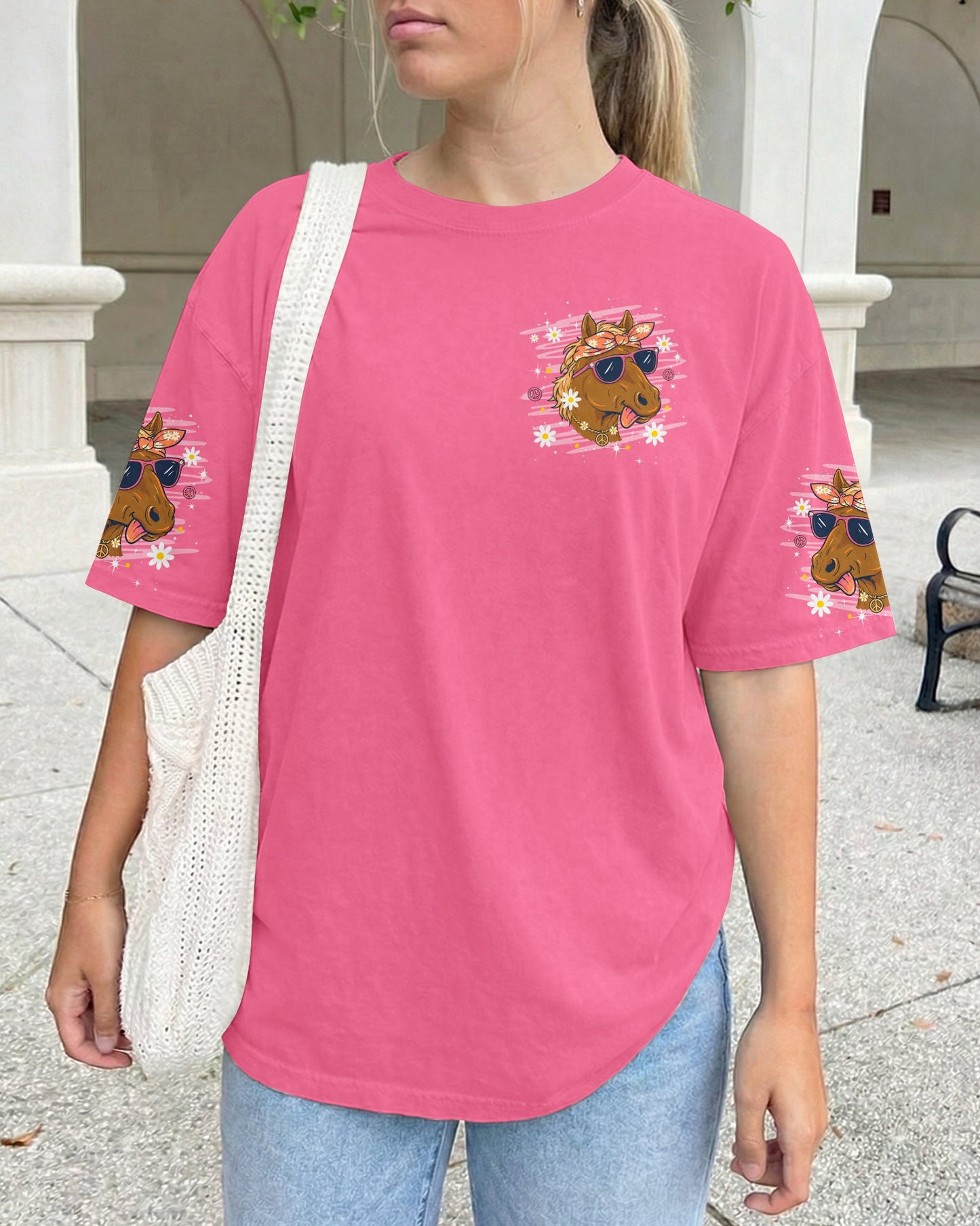 CRAZY DOESN'T RUN HORSE ALL OVER PRINT  - TLHG1506262