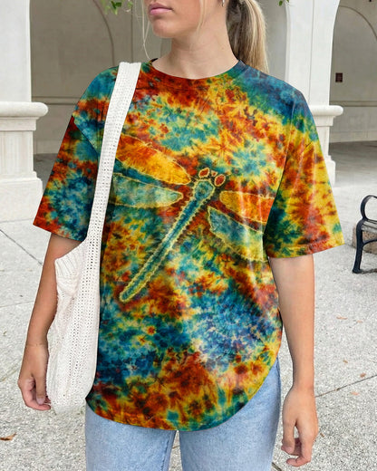 JUST BREATHE DRAGONFLY SWIRL  ALL OVER PRINT  - TLTW1704261
