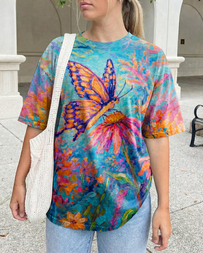 JUST BREATHE BUTTERFLY ALL OVER PRINT  - TLNO1404261