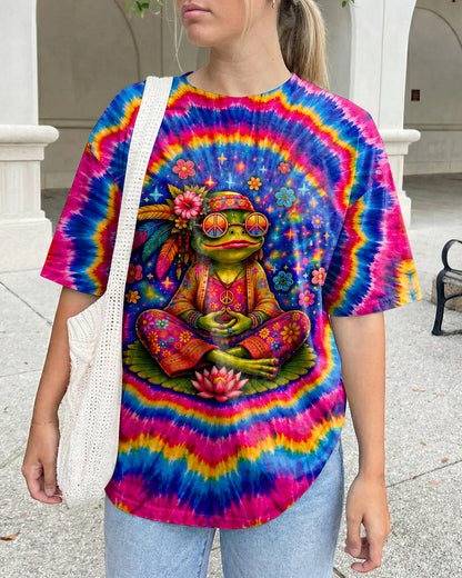 JUST BREATHE FROG SWIRL ALL OVER PRINT - KMTM2105261