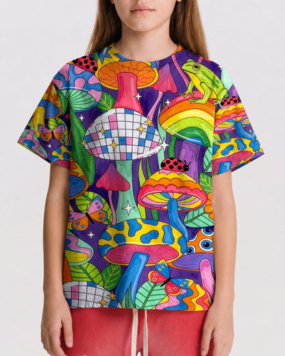 GROOVY MUSHROOM DISCO PARTY ALL OVER PRINT - RITD0906262