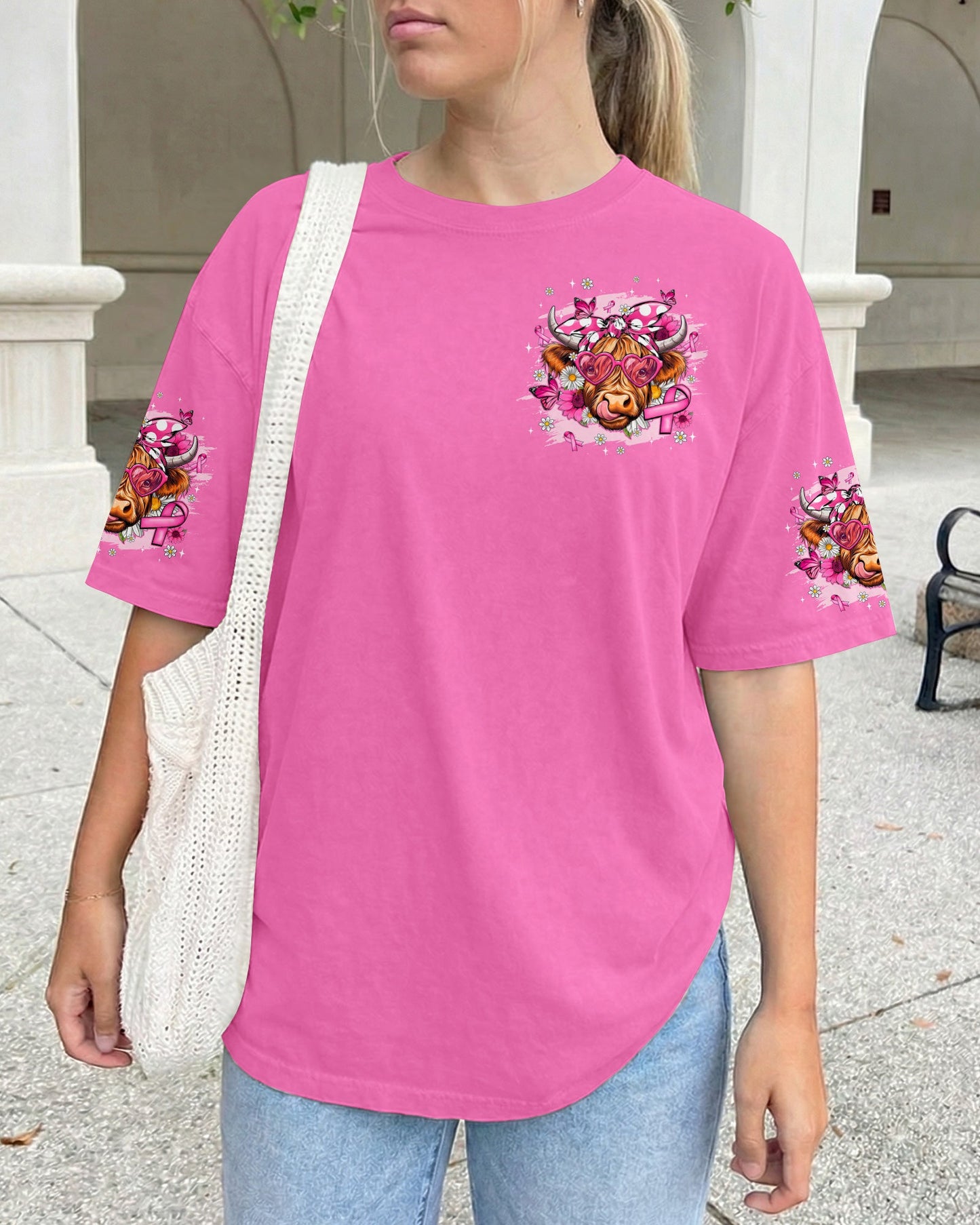 IN OCTOBER WE WEAR PINK COW BREAST CANCER AWARENESS ALL OVER PRINT - TYQY2906261