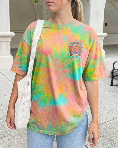 A BOHO GIRL & CHIHUAHUA COLORFUL ALL OVER PRINT - KM1304261