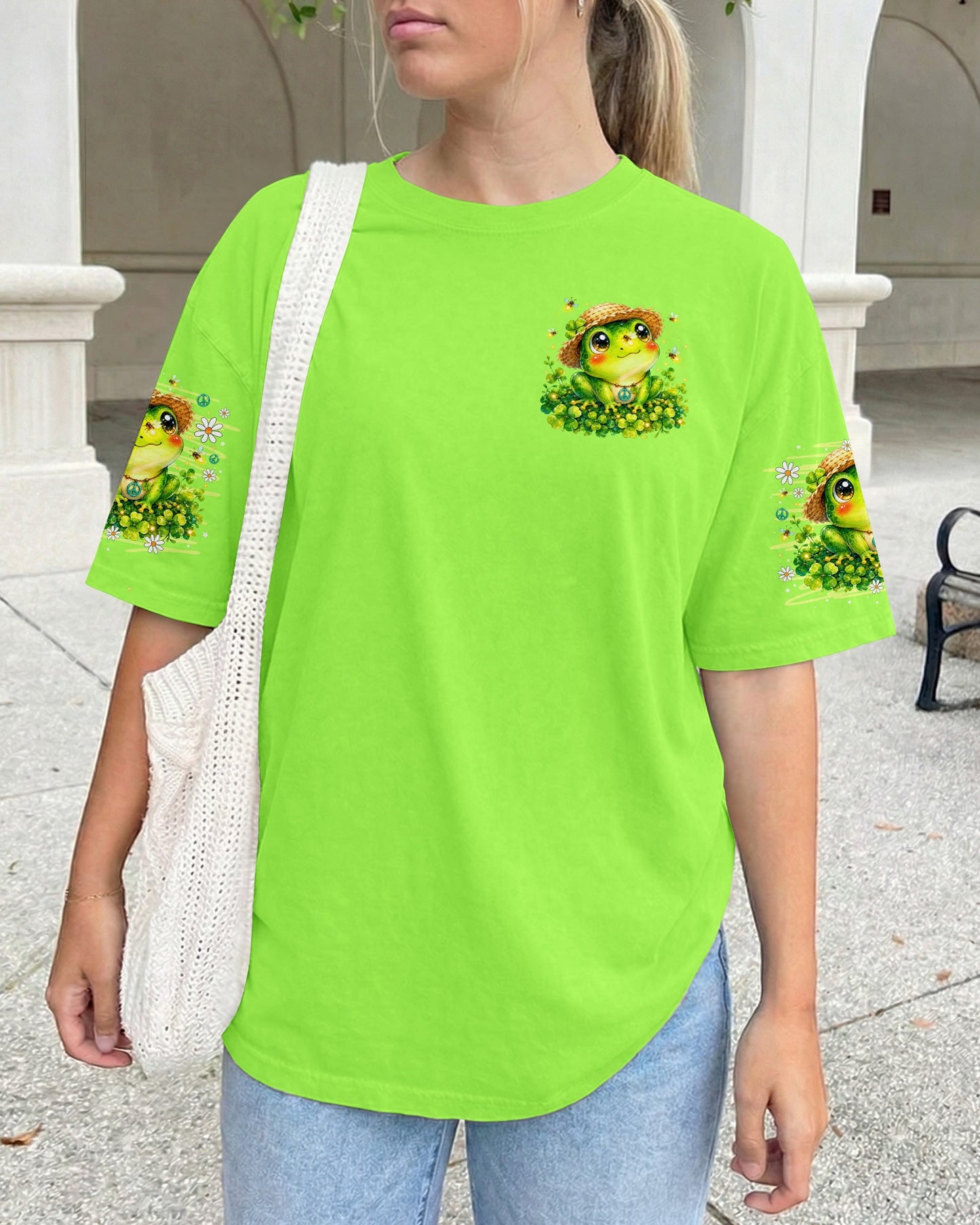 WHISPER WORDS OF WISDOM LET IT BE FROG ALL OVER PRINT -  TLNO0707262