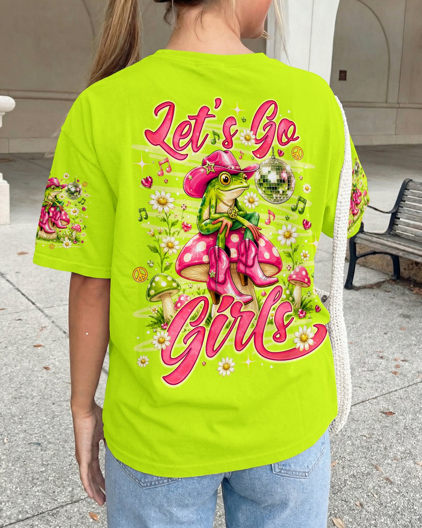 LET'S GO GIRLS FROG ALL OVER PRINT  - TLNO2705262
