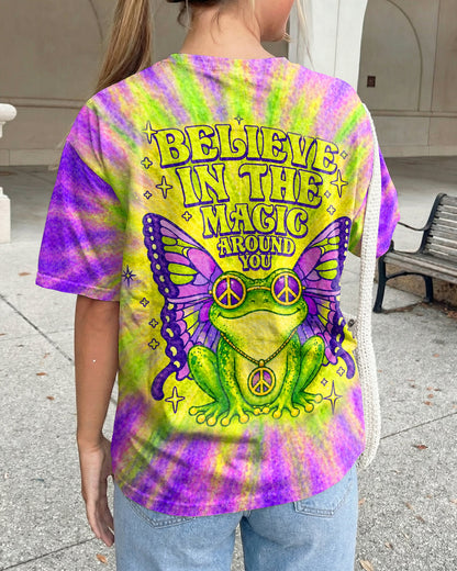 BELIEVE IN THE MAGIC AROUND YOU FROG ALL OVER PRINT - TLHN2804261