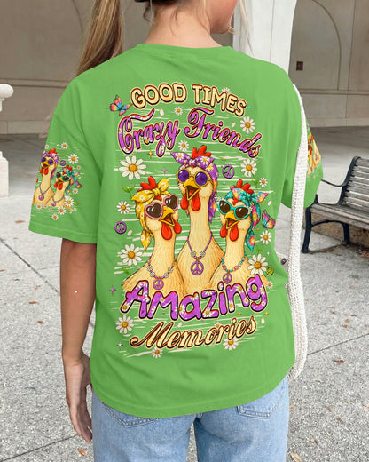 GOOD TIMES CRAZY FRIEND CHICKEN ALL OVER PRINT - TLHN0207261