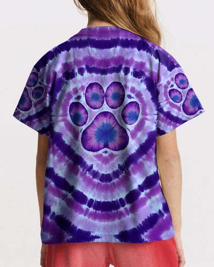 PAW PRINT PURPLE KIDS ALL OVER PRINT - TYQY1106263