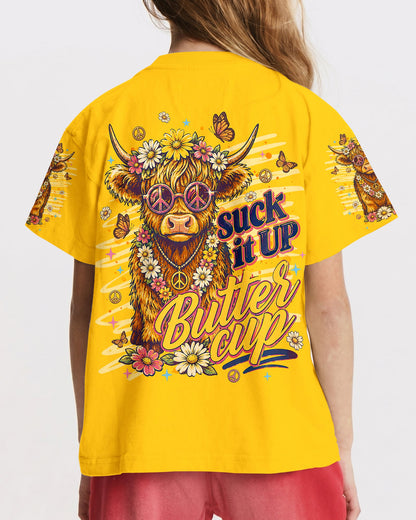 SUCK IT UP BUTTERCUP COW KIDS ALL OVER PRINT - TLNT0806262