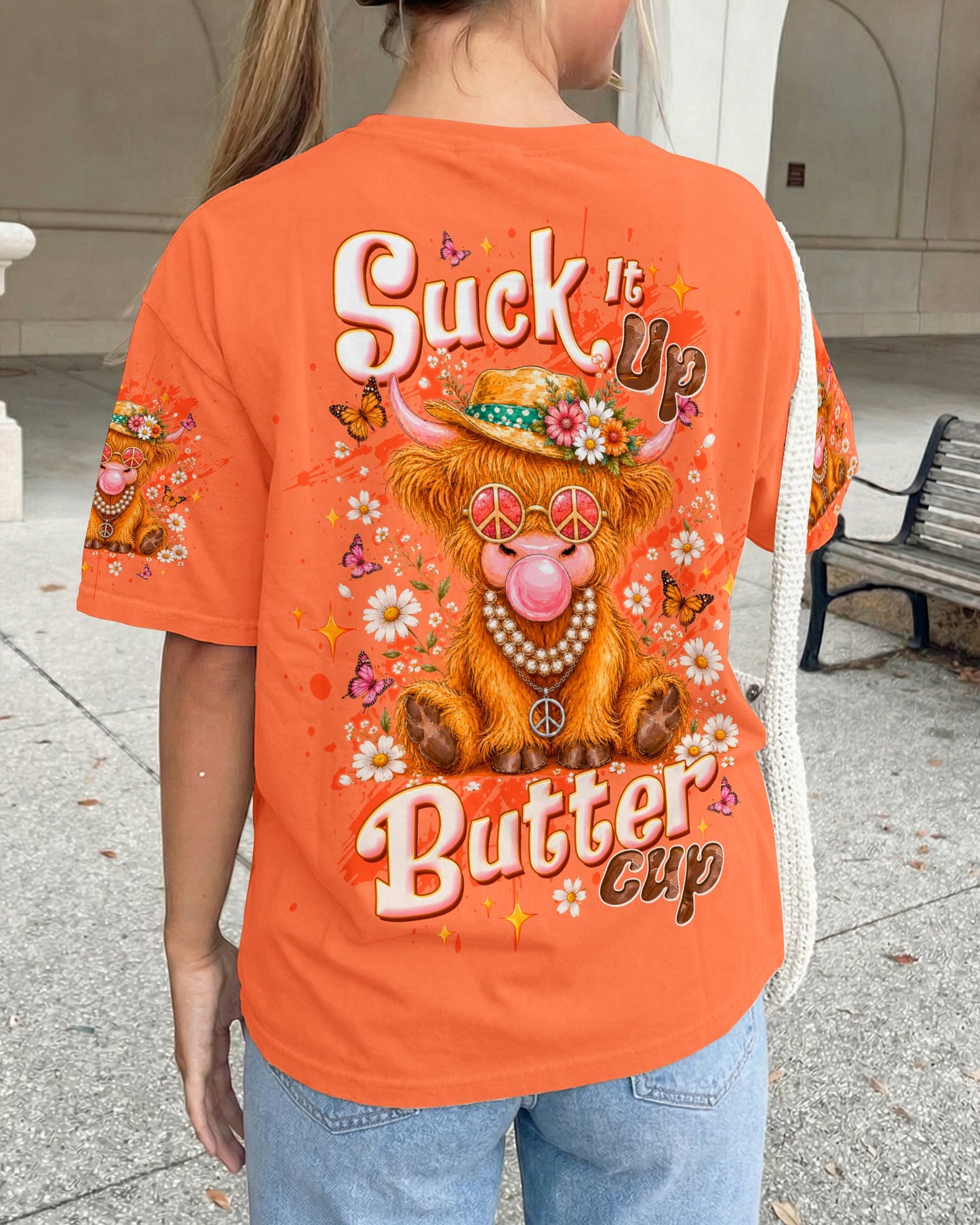 SUCK IT UP BUTTERCUP COW ALL OVER PRINT - TLTW2805261