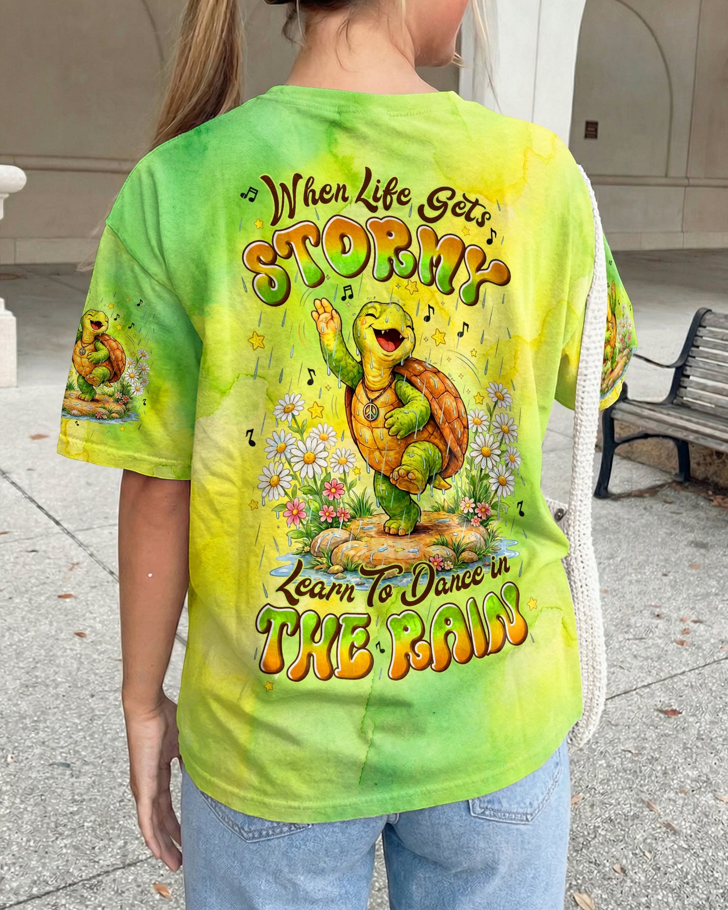 DANCE IN THE RAIN TURTLE ALL OVER PRINT - TYLN2505261