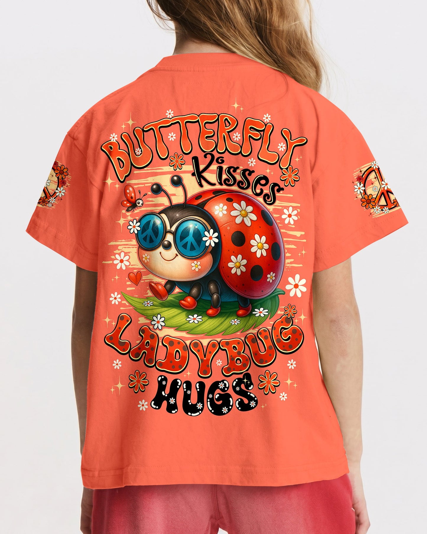 BUTTERFLY KISSES AND LADYBUG HUGS KIDS ALL OVER PRINT - TYQY1006262