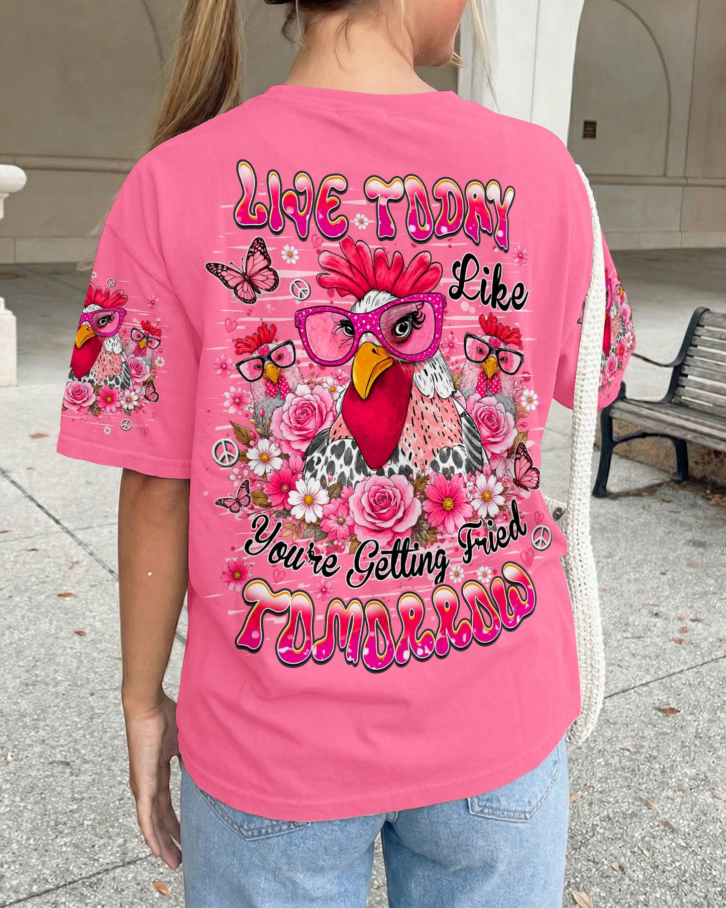 LIVE TODAY CHICKEN  ALL OVER PRINT - TLHN0906262
