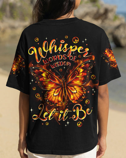 WHISPER WORDS OF WISDOM LET IT BE BUTTERFLY ALL OVER PRINT - TYPQ3006262