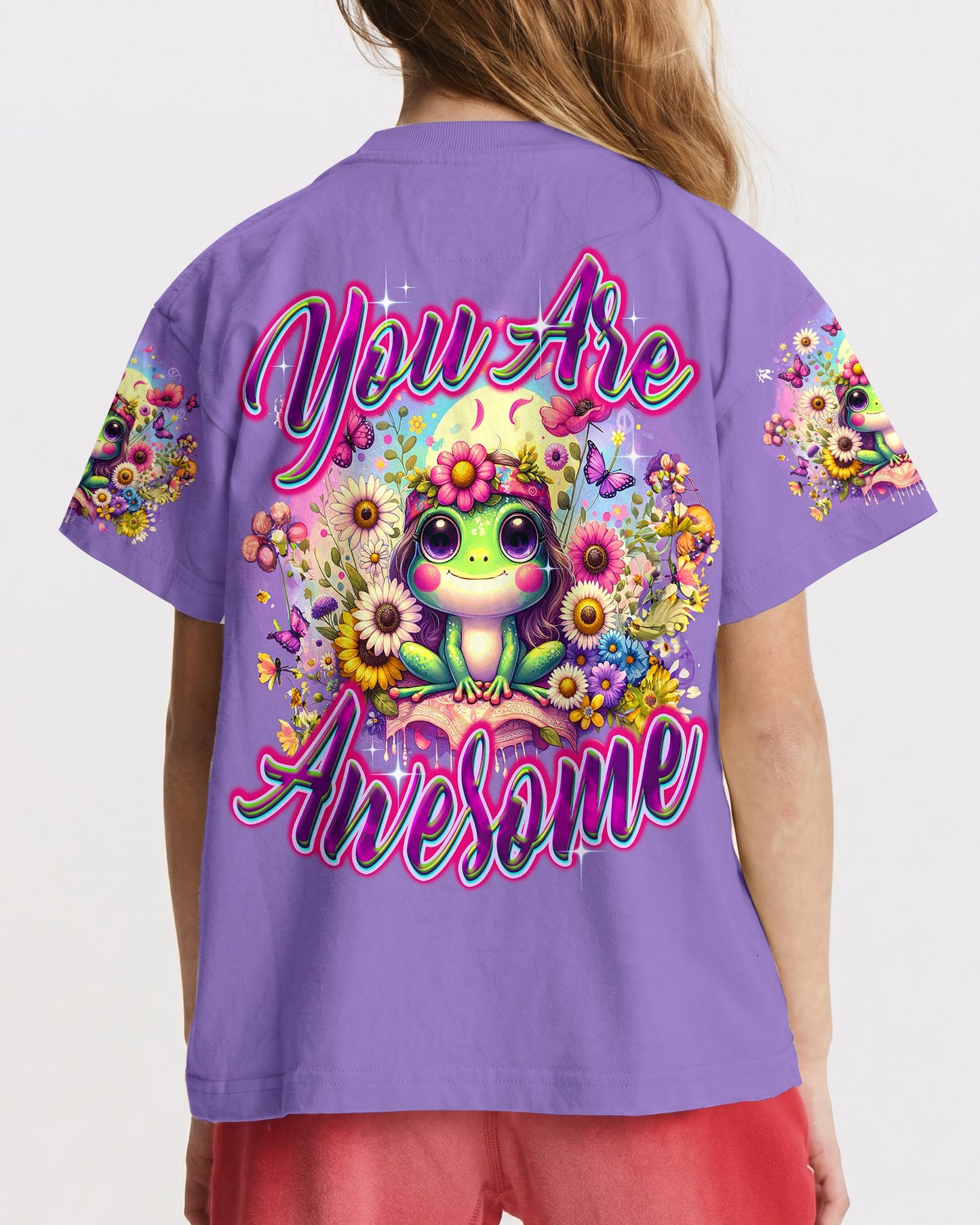 YOU ARE AWESOME FROG KIDS ALL OVER PRINT - TY1912232
