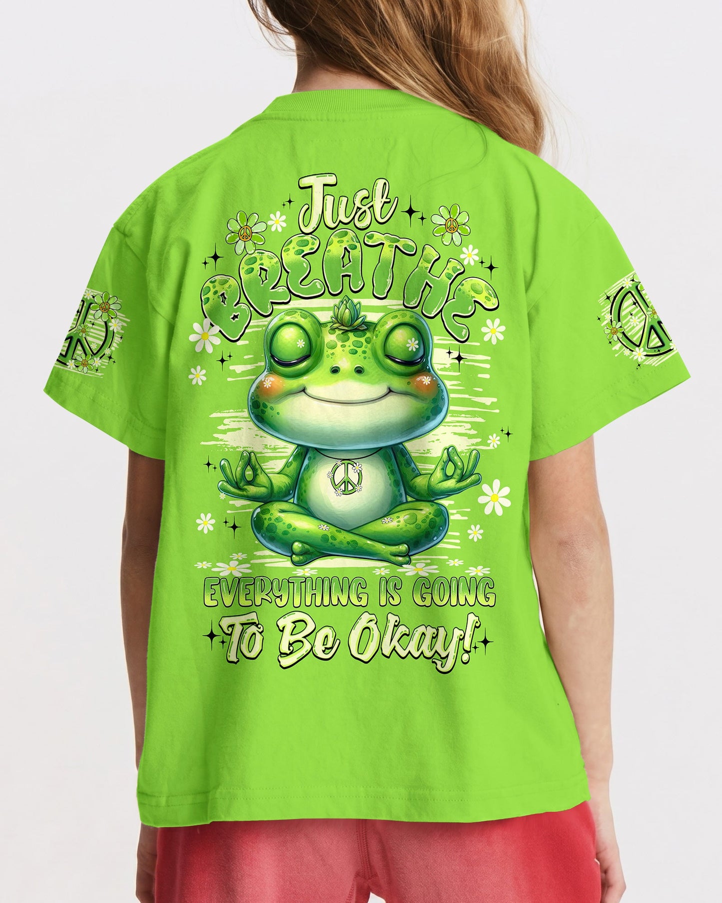 JUST BREATHE FROG KIDS ALL OVER PRINT - TYQY0506262