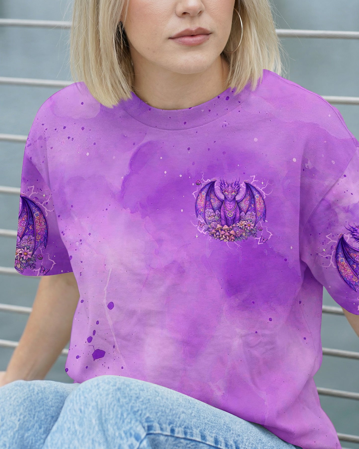 ASSUMING I'M JUST AN OLD LADY DRAGON ALL OVER PRINT   - TLHG0804262