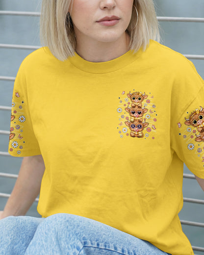 GOOD TIMES CRAZY FRIENDS HIGHLAND COW ALL OVER PRINT - TLNT0707261